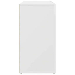 Berkfield White Sideboard White Wood 120 X 36 X 69 Cm Storage - thumbnail 7