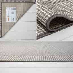 Homeart Outdoor Rugs Easy Cleaning Area Rugs For Balcony,garden,picnic,uv Weather Resistant  Grey Cream, 180 X 270 Cm - thumbnail 5