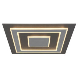 Luminosa Lighting Luminosa Jayden 60Cm Integrated Led Semi Flush Ceiling Light Anthracite Brushed Led 3000K - thumbnail 3