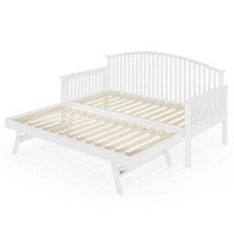 Gfw Madrid Wooden Day Bed & Trundle Set  White - thumbnail 5