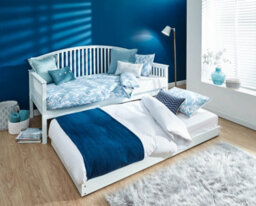 Gfw Madrid Wooden Day Bed & Trundle Set  White
