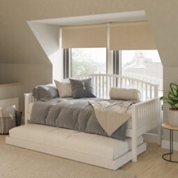 Gfw Madrid Wooden Day Bed & Trundle Set  White - thumbnail 3