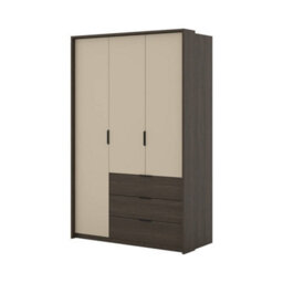 Arte Mola 139Cm Hinged Door Wardrobe - Oak Dunin & Beige, Versatile Storage With Smart Division - thumbnail 2
