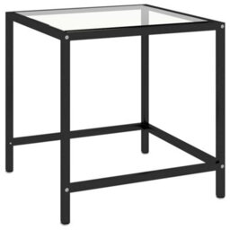 Vidaxl Tea Tables 2 Pcs Tempered Glass Black - thumbnail 6