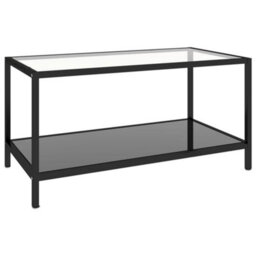Vidaxl Tea Tables 2 Pcs Tempered Glass Black - thumbnail 7