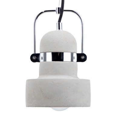 Beliani Pendant Lamp Verde Concrete Grey - image 1