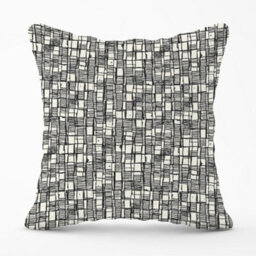 Warren Reed Designer Irregular Sketched Block Textured Cushions 45Cm X 45Cm - thumbnail 1