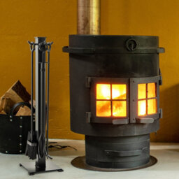 Gainoom 5 Pieces Fireplace Tools Set 81Cm Modern Metal Fireside Accessories - thumbnail 6