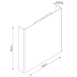 Sollux Lighting Vanta Steel White 2 Lights Minimalist Wall Lamps - thumbnail 8