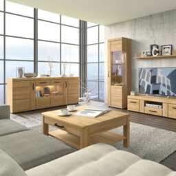 Furniture To Go Cortina 1 Drawer Coffee Table In Grandson Oak - thumbnail 3