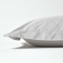 Homescapes Silver Grey Egyptian Cotton Oxford Pillowcase 200 Tc, King Size - thumbnail 2