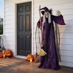 Garden Greatness Standing Animated Led Spooky Witch - thumbnail 2