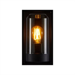 Nordlux Griffin Outdoor Patio Terrace Garden Wall Light In Smoked (Height) 23.2Cm - thumbnail 3