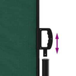 Walplus Retractable Side Awning Garden Sun Shade Canopy Gazebo For Back Door, Porch, Patio Dark Green 200X600 Cm - thumbnail 6