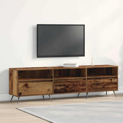 Berkfield Tv Cabinet Old Wood 150X30X44,5 Cm Engineered Wood - image 1
