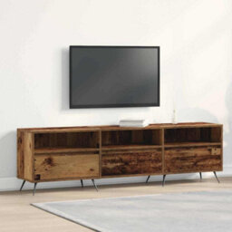 Berkfield Tv Cabinet Old Wood 150X30X44,5 Cm Engineered Wood - thumbnail 1