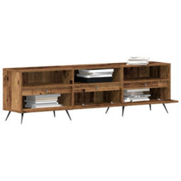 Berkfield Tv Cabinet Old Wood 150X30X44,5 Cm Engineered Wood - thumbnail 3