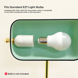 Innoteck Classic Bankers Desk Lamp - Green & Polished Brass - thumbnail 6