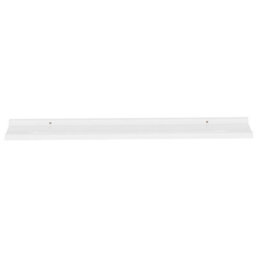 Vidaxl Wall Shelves 2 Pcs High Gloss White 100X9X3 Cm - thumbnail 6