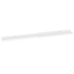 Vidaxl Wall Shelves 2 Pcs High Gloss White 100X9X3 Cm - thumbnail 5