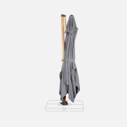 Sweeek - 3X4M Rectangular Cantilever Parasol Wimereux Grey - thumbnail 6