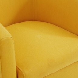 Home Detail Canberra Accent Tub Chair, Mustard Fabric - thumbnail 3