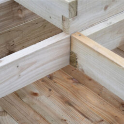 Forest Garden Caledonian Wooden Tiered Raised Bed - With Base - 90 X 90Cm - thumbnail 6