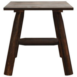 Berkfield Side Table 49X49X50 Cm Solid Wood Spruce - thumbnail 4