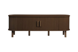 Birlea Axel Fluted Small Tv Unit Walnut - thumbnail 7