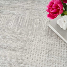 Silver Grey Abstract Modern Living Room Bedroom & Dining Room Rug-160Cm X 221Cm - thumbnail 4