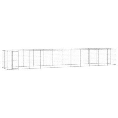 Berkfield Durable Outdoor Dog Kennel Galvanised Steel 26.62 M2 - image 1