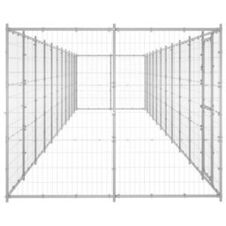 Berkfield Durable Outdoor Dog Kennel Galvanised Steel 26.62 M2 - thumbnail 3