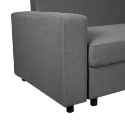 Furniture In Fashion Dagmar Chenille Fabric Corner Sofa Bed With Storage In Dark Grey - thumbnail 9