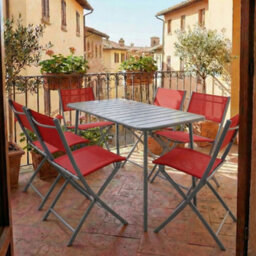 Vcm 6-Piece Garden Chair Folding Chair Sumila - thumbnail 5