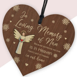 Red Ocean In Loving Memory Of Nan Memorial Bauble Ornaments Bereavement Remembrance Christmas Xmas Tree Decoration For Nan - thumbnail 2
