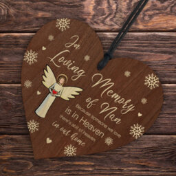 Red Ocean In Loving Memory Of Nan Memorial Bauble Ornaments Bereavement Remembrance Christmas Xmas Tree Decoration For Nan - thumbnail 6