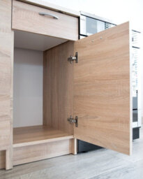 Impact Furniture Kitchen Cabinets Set Sonoma Oak Base Wall 7 Units Worktop With Reversible Sit On Sink Nela - thumbnail 9