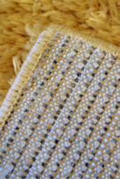 The Rugs Lagom Collection Solid Design Shaggy Rugs In Ochre - thumbnail 3