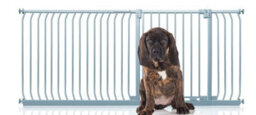 Bettacare Elite Pressure Dog Gate, 198Cm - 207Cm, Matt Grey, Pressure Fit Pet Gate For Dog And Puppy - thumbnail 1