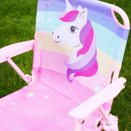 OHS Unicorn Bistro Set Table Chair Seat Garden Patio Outdoor Parasol Play Folding - thumbnail 5