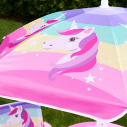 OHS Unicorn Bistro Set Table Chair Seat Garden Patio Outdoor Parasol Play Folding - thumbnail 4