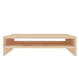 Berkfield Monitor Stand 50X24X13 Cm Solid Wood Pine - thumbnail 5