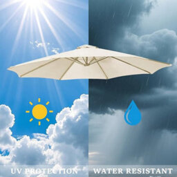 Beige Shade Sail Waterproof Uv Resistant - thumbnail 3