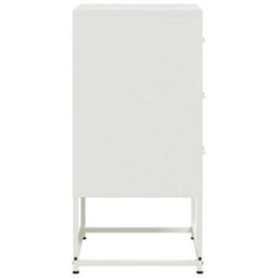 Berkfield Bedside Cabinets 2 Pcs White 36X39X78 Cm Steel - thumbnail 7