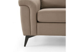 Home Detail Emma 3 Seater Sofa With Chaise, Brown Air Leather - thumbnail 6
