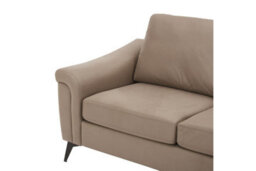Home Detail Emma 3 Seater Sofa With Chaise, Brown Air Leather - thumbnail 7