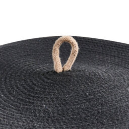 Beliani Basket Silopi Cotton Black/ Beige - thumbnail 6