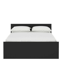Wyld Haus Budapest 4Ft6 Double Matt Black Wooden Bed Frame - thumbnail 4