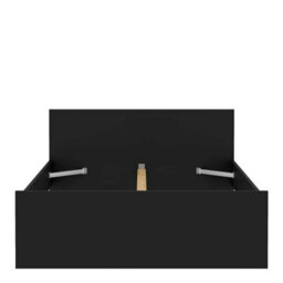 Wyld Haus Budapest 4Ft6 Double Matt Black Wooden Bed Frame - thumbnail 6