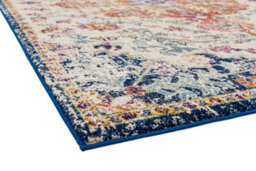 Multi Traditional Easy To Clean Floral Rug Dining Room-200Cm X 290Cm - thumbnail 4